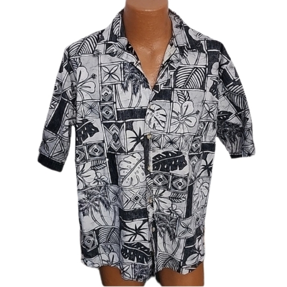 Cooke Street Honolulu Other - Cooke Street Honolulu Shirt 100% Cotton Button Up Short Sleeve Black Size L